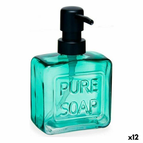 Dozownik mydła Pure Soap 250 ml Szkło Kolor Zielony Plastikowy (12 Sztuk)