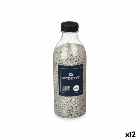 Kamienie dekoracyjne Marmur Szary 1,2 kg (12 Sztuk)