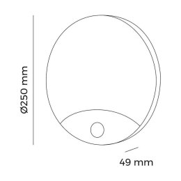 Kinkiet LED EDM 1850 Lm Biały Wielokolorowy 15 W 1250 Lm (4000 K)