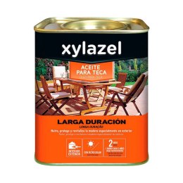 Olej tekowy Xylazel Długa trwałość Dub 750 ml Matowy