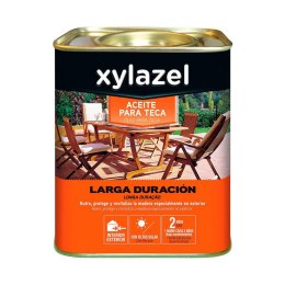 Olej tekowy Xylazel Długa trwałość Naturalny 750 ml Matowy