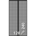 Zasłona Przeciw Owadom Schellenberg Drzwi Magnetyczny Włókno szklane Antracyt (120 x 240 cm)