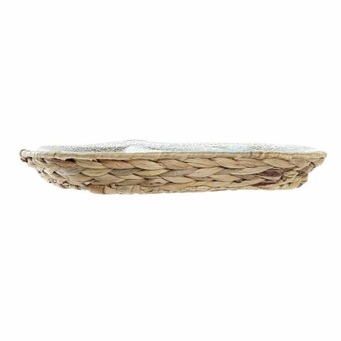 Tacka do przekąsek DKD Home Decor 38 x 25 x 4 cm Szkło Naturalny Przezroczysty