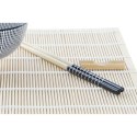 Zestaw do Sushi DKD Home Decor 14,5 x 14,5 x 31 cm Czarny Kamionka Orientalny (16 Części)