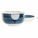 Zestaw do Sushi DKD Home Decor 34 x 29,5 x 7,3 cm Porcelana Niebieski Biały Orientalny (34 x 29,5 x 7,3 cm)