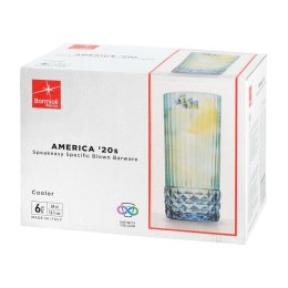 Zestaw kieliszków Bormioli Rocco America'20s Niebieski 6 Sztuk Szkło (490 ml)