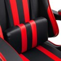 Fotel dla gracza, czerwony, sztuczna skóra