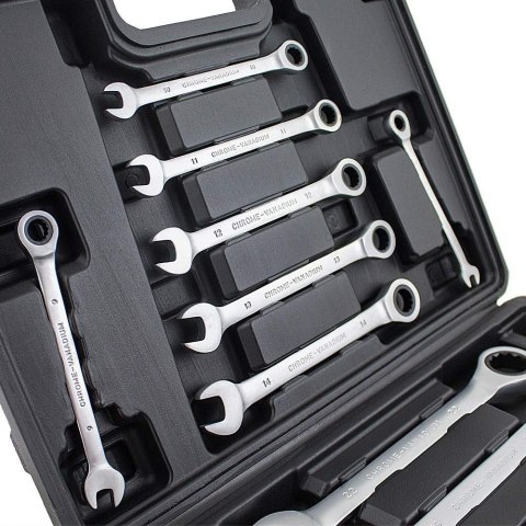 ZESTAW KLUCZY PŁASKO-OCZKOWYCH 12 EL