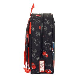 Plecak dziecięcy Spider-Man Hero Czarny 22 x 27 x 10 cm
