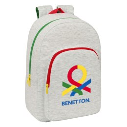 Plecak szkolny Benetton Pop Szary (30 x 46 x 14 cm)