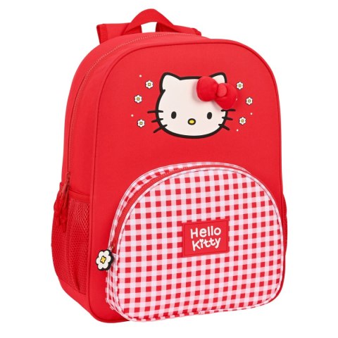 Plecak szkolny Hello Kitty Spring Czerwony (33 x 42 x 14 cm)