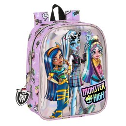 Plecak szkolny Monster High Best boos Liliowy 22 x 27 x 10 cm