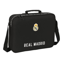 Torba szkolna Real Madrid C.F. Corporativa Czarny (38 x 28 x 6 cm)