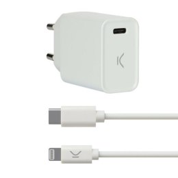 Ładowarka USB Iphone KSIX Apple-compatible Biały