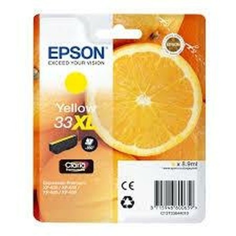 Oryginalny Wkład Atramentowy Epson C13T33644010 Żółty