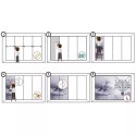 Fototapeta, Ptaki i kwiaty Shabby Chic - 150x105