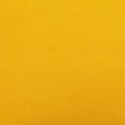 Podnóżek, żółty, 78x56x32 cm, aksamitny
