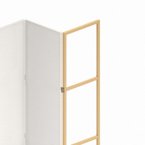 Parawan dwustronny obrotowy, Pastelowe kwiaty - 145x170