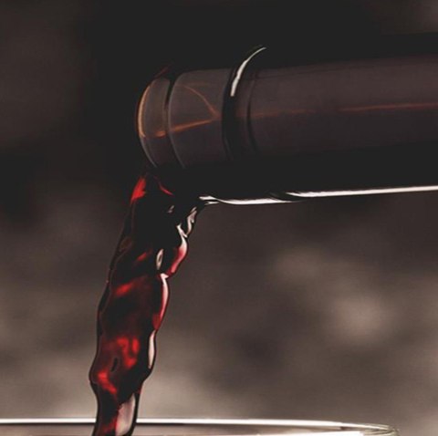 Parawan dwustronny, Czas na lampkę wina - 180x170