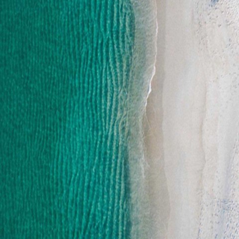 Parawan dwustronny, Turkus morza - 145x170