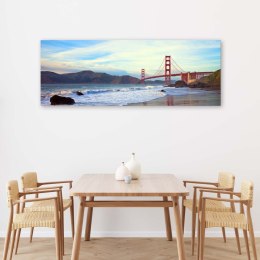 Obraz na płótnie, Golden Gate Bridge Most - 150x50