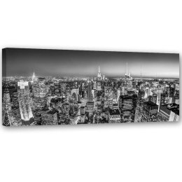 Obraz na płótnie, Nowy Jork panorama Miasta - 120x40