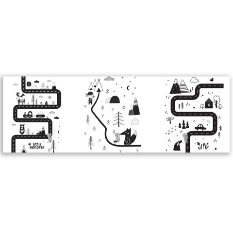 Wieszak, Dziecięcy motyw - 118x40