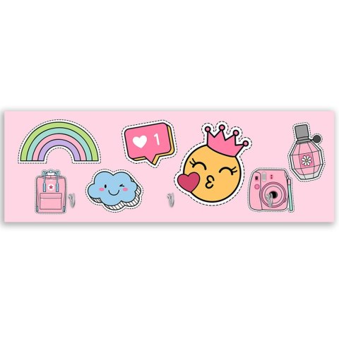 Wieszak, Dziecięcy wzór - 118x40