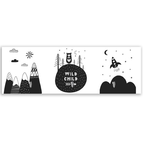 Wieszak, Wild child - 90x30