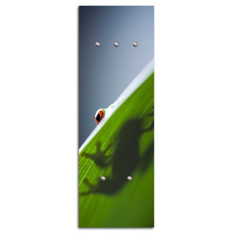 Wieszak, Żaba na liściu - 40x118