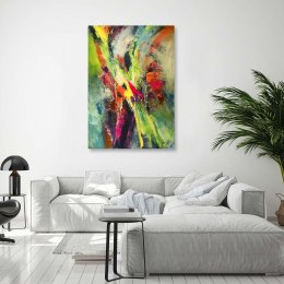 Obraz na płótnie, Kolorowa abstrakcja malowana - 40x60
