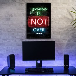 Obraz na płótnie, Napis dla graczy neon gaming - 40x60