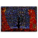 Obraz, Niebieskie drzewo życia abstrakcja - 90x60