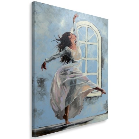 Obraz na płótnie, Tancerka baletnica - 40x60