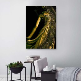 Obraz na płótnie, Kobieta w złotym pyle - 80x120