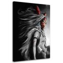 Obraz na płótnie, Księżniczka Mononoke Anime - 40x60