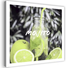 Obraz na płótnie, Mojito drink - 40x40