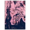 Obraz na płótnie, Abstrakcja różowa malowana - 40x60