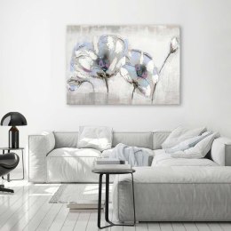 Obraz na płótnie, Malowane kwiaty shabby chic - 60x40