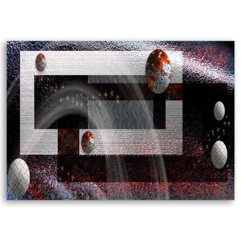 Obraz na płótnie, Abstrakcja Geometryczna Kule - 60x40