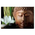 Obraz na płótnie, Budda bambus zen spa - 100x70