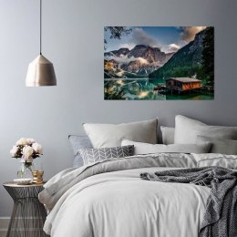 Obraz na płótnie, Domek w górach krajobraz Alpy - 90x60