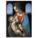 Obraz na płótnie, Madonna Litta - Da Vinci reprodukcja - 40x60