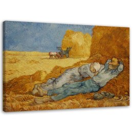 Obraz na płótnie, Siesta - V. van Gogh reprodukcja - 120x80