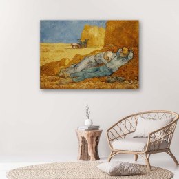 Obraz na płótnie, Siesta - V. van Gogh reprodukcja - 100x70