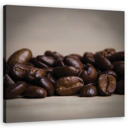 Obraz na płótnie, Ziarna kawy - 50x50
