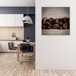 Obraz na płótnie, Ziarna kawy do kuchni - 30x30