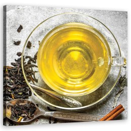 Obraz na płótnie, Aromatyczna herbata - 50x50