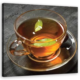 Obraz na płótnie, Filiżanka herbaty - 30x30