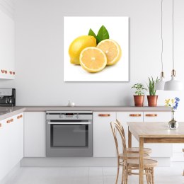 Obraz na płótnie, Owoce cytryna - 50x50